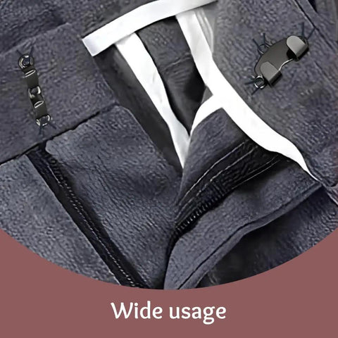 Heavy Duty Sewing Hooks And Eyes Closures For Bra Trousers Skirt Repair Rust Proof Steel Snaps Durable DIY application on fabric.