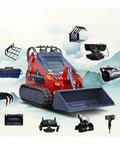 Compact Track Loader Skid Steer With Enclosed Cab And High Flow Hydraulics For Snow Removal, Excavation, Demolition, And Site Preparation