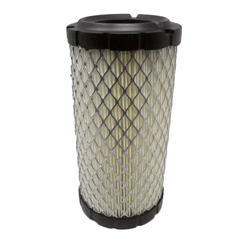 Close-up of air filter from All In One Filter Kit For Kubota BX Series Tractors Including One Air Filter Two Fuel Filters One Hydraulic Oil Filter And One Oil Filter Compatible With BX24 BX25 BX23S BX1500 BX1800 BX1830 BX1850 BX1860 And More.