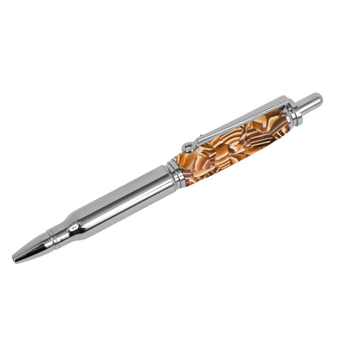 Top Shelf Milky Way Acrylic Pen Blank For Custom Lathe Turning Projects with smooth surface and galactic design.