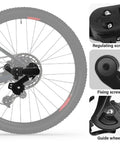 Solid Aluminum Rear Derailleur For Mountain And Road Bikes Direct Mount Hanger Fits 6/7/8/9/10 Speed Systems Smooth Shifting And Ride Ready