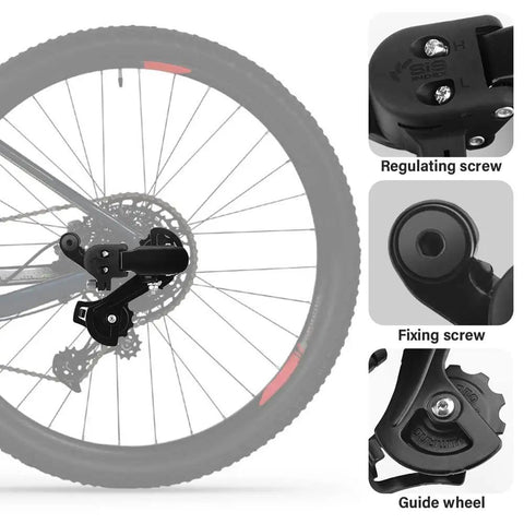 Solid Aluminum Rear Derailleur For Mountain And Road Bikes Direct Mount Hanger Fits 6/7/8/9/10 Speed Systems Smooth Shifting And Ride Ready