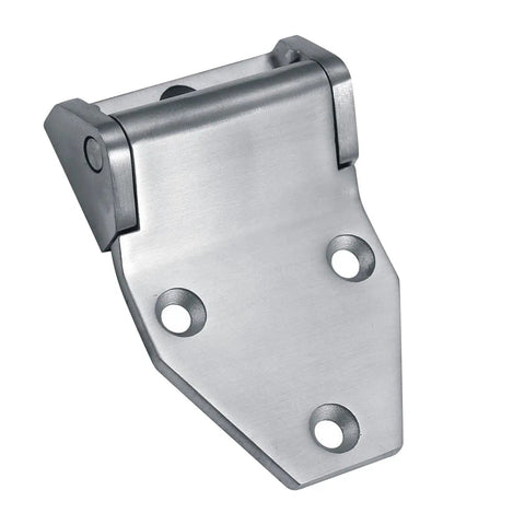 Premium Grade 304 Metal Straight Out The Box Heavy Duty Stainless Steel Barn Hinges with a sleek finish, suitable for gates.