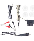 10W Monocrystalline Solar Panel Battery Charger Kit With OBD Charger And Battery Clips For Cars, Motorcycles, Boats, And RVs accessories