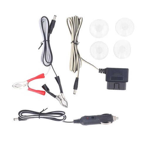 10W Monocrystalline Solar Panel Battery Charger Kit With OBD Charger And Battery Clips For Cars, Motorcycles, Boats, And RVs accessories