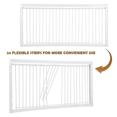 Racing Birds House Door Reinforced Movable Cage Entrance For Training Easy Install Bird Cage Door 20.86 By 10.23 By 0.78 Inches