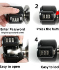 Step-by-step use of Code Lockout Door Knob Device Cover No Key Needed to Disable Doorknob From Outside Without Drilling