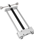 Heavy Duty Inertia Table With Double Link Clamp For Woodworking Bench, alloy steel frame, secure hold for CNC machining.