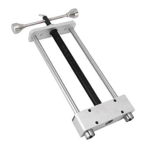 Heavy Duty Inertia Table With Double Link Clamp For Woodworking Bench, alloy steel frame, secure hold for CNC machining.