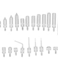 Threaded Point Tip Set For Dial Indicators, 22Pcs Carbide Probe End Tips With Storage Case, Pro Grade Indicator Points For Accurate Measurements.