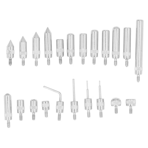 Threaded Point Tip Set For Dial Indicators, 22Pcs Carbide Probe End Tips With Storage Case, Pro Grade Indicator Points For Accurate Measurements.