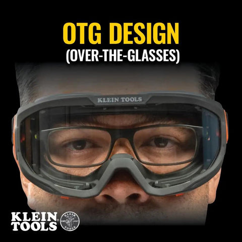 Clear Lens Safety Goggles With Anti Fog Scratch Resistant Eye Protection PPE UV Shield All Day Comfort And Adjustable Vents