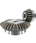 Modulus Bevel Gear Set 1.5 2 3 M 13T To 26T 15 To 45 Teeth 45 Steel Mechanical Power Transmission Gear close-up image