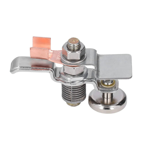 Heavy Duty Magnetic Welding Ground Clamp for Welding and Electrical Work, 300A Rated, Iron Brass Magnet Grounding Head, side view