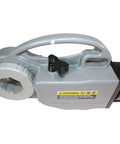 Handheld Power Pipe Threader Knocks Out 1/2 To 2 Inch Npt Runs Smoothly showing the control switch and handle.