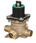 Versatile Half Inch Mixing Rough In Valve Built Tough From Solid Brass For Single Handle Shower Trims With Dual Copper Sweat Or Ip Connections