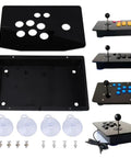 Dope Acrylic Panel And Case DIY Kit showing parts for arcade joystick and game cabinet compatible with PC and Android
