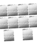Leak Repair Patch Kit For Pots And Pans, includes aluminum patch sheets for cookware and household items, 10 sheets shown