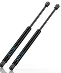 Heavy Duty Gas Struts For Rv Compartments And Storage Bays 15 Inch 60 Lb Lift Support Shocks in black, shown from the side.