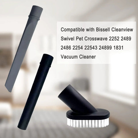 Vacuum Attachment Kit With Crevice Tool Wand And Dust Brush For Crosswave Pet Models, Compatible With Bissell Cleanview Swivel Pet