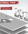 Image showing Type 201 stainless steel plates for Six Piece Welding Practice Kit With Type 201 Stainless Steel Coupons For MIG TIG Stick And Wire Feed Welds Ideal For Home Shop Training And Realistic Welding Practice Sessions.