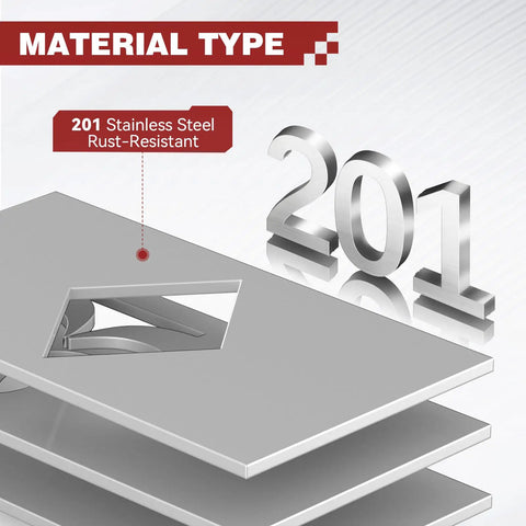 Image showing Type 201 stainless steel plates for Six Piece Welding Practice Kit With Type 201 Stainless Steel Coupons For MIG TIG Stick And Wire Feed Welds Ideal For Home Shop Training And Realistic Welding Practice Sessions.