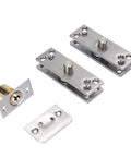 Hidden Door Hinge With 360 Degree Pivot, Heavy Duty Stainless Steel Concealed Hinge For Secret Doors, Bookcase And Murphy Beds, 220 Lbs Load Bearing