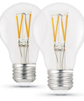 LED A19 Light Bulb 60W Equivalent Dimmable, 810 Lumens, 2700K Soft White, 15 Year Life, Energy Saving 9W Replacement, 2 Pack