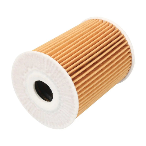 Genuine OEM Style Oil Filter Assembly 26300-3LAA0 And 26345-3LAA0 showing pleated filter design and sturdy white ends for vehicle use.
