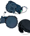 Left And Right Wheel Replacement Kit For L40 Ultra, L40s Ultra, And L40s Pro Ultra Robot Vacuum, two pieces with detailed view