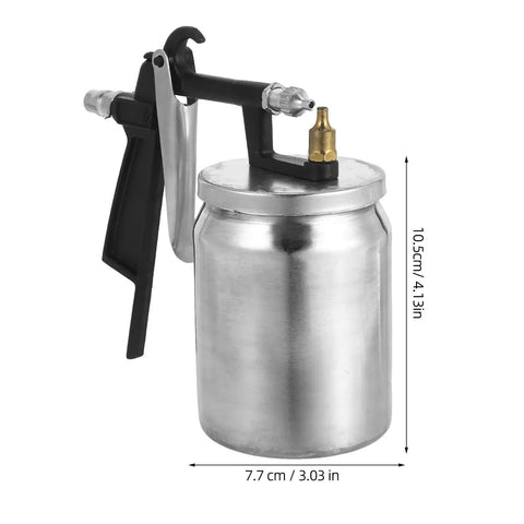 High Performance Pneumatic Paint Sprayer With High Atomization For Cars Furniture Doors And Garden Slick Finish Rapid Painting Tool, steel, 4.13in height, 3.03in width.