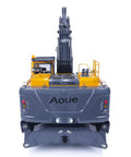 1 14 RC Model Metal Hydraulic Aoue ET30H Wheeled Excavator With Full Metal Frame High Torque Motor ESC Servo LED Light Kit Realistic Working Pistons Durable Construction For Serious RC Nerds And Builders, front view