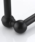 Bronze Pot Filler Faucet Wall Mount With Dual Swing Joints And 24 Inch Extension Oil Rubbed Bronze Finish close-up of swivel joint