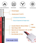 2Pin 8mm LED Strip Connector Kit With Right Angle Corner, T Shape And Gapless Connector details, 22 AWG wire and silicone rubber