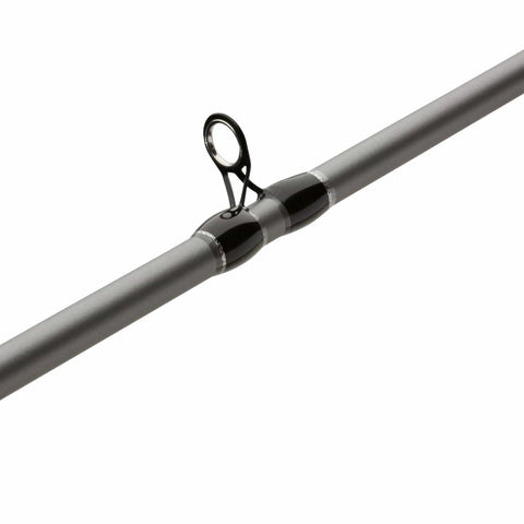 Close-up of Max X Spincast Reel And Fishing Rod Combo With Lightweight Sensitive Rod Smooth Multi Disc Drag Pre Spooled Monofilament Line.