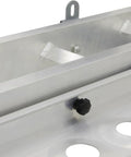Close-up of Aluminum Dirt Bike Hitch Carrier With Ramp For 2 Inch Class III IV Receiver, Lightweight Fat Tire And E Bike Hauler