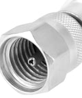 Close-up of Heavy Duty Hydraulic Test Coupling High Pressure G1 4 M16 To Pressure Detection Adapter Carbon Steel Stainless Steel