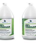 Industrial Grade 45 Percent Concentrated Vinegar for Heavy Duty Cleaning, 2 Gallon Bottle, Biodegradable and Made in the USA