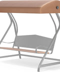 Premium Swing Canopy Replacement For GT Porch Swing And Purple Leaf Brentley Awnings, 77 Inch by 46.5 Inch, beige top