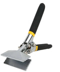 Heavy Duty Sheet Metal Hand Seamer With Straight Bending Pliers Pro Grade Manual Metal Bender Tool with black grips