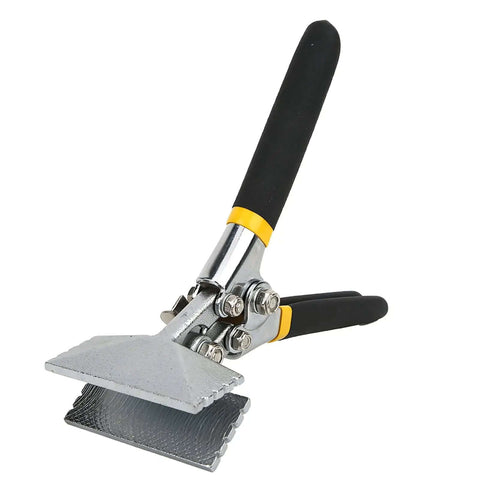 Heavy Duty Sheet Metal Hand Seamer With Straight Bending Pliers Pro Grade Manual Metal Bender Tool with black grips