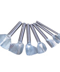 Leather Craft 7 Piece V Shape End Punch Cutter Set For Belts Wallets And Bags 10mm 15mm 20mm 25mm 30mm 35mm 40mm Sizes