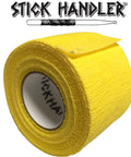 Don't Sleep On This Kickass Drumstick Grip Tape, Anti Slip Cotton Gauze Wraps roll in yellow for secure hand grip on drums.