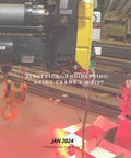 Book cover: Electrical Engineering: Acing crane & hoist; features a yellow industrial crane hoist in a workshop.