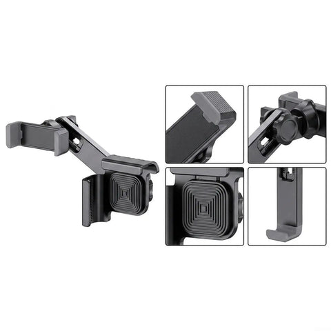 Premium Adjustable Car Phone Mount For Tesla Model 3 Y Cybertruck Dashboard Holder showing sturdy design and secure grip features.