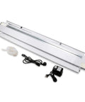 Heavy Duty 110V Acrylic Bending Machine With Reliable Water Cooling System And Beefed Up Aluminum Frame Keeps Plastic Strips Dead Center Without Warping Knockout Deal For Crews, with heating bar and cables.