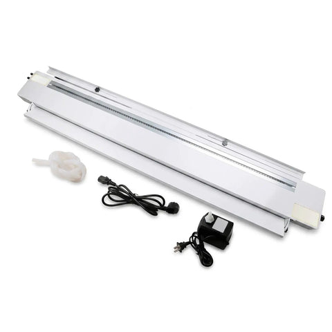 Heavy Duty 110V Acrylic Bending Machine With Reliable Water Cooling System And Beefed Up Aluminum Frame Keeps Plastic Strips Dead Center Without Warping Knockout Deal For Crews, with heating bar and cables.