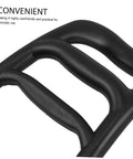 No Fuss Bull Handle Replacement For Shopping Carts And Camping Carts Easy Install Durable Plastic Grip For shopping cart handle close-up