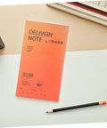 Carbonless Receipt Book 3 Part Duplicate Paper Invoice Pad For Small Business Easy Record Keeping Of Customer Transactions And Home Based Biz Supplies, orange delivery note pad