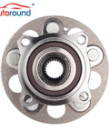 Front view of Rear Wheel Hub And Bearing Assembly For Honda CR-V 2017 2018 2019 2020 2021 2022 AWD 5 Lug With ABS
